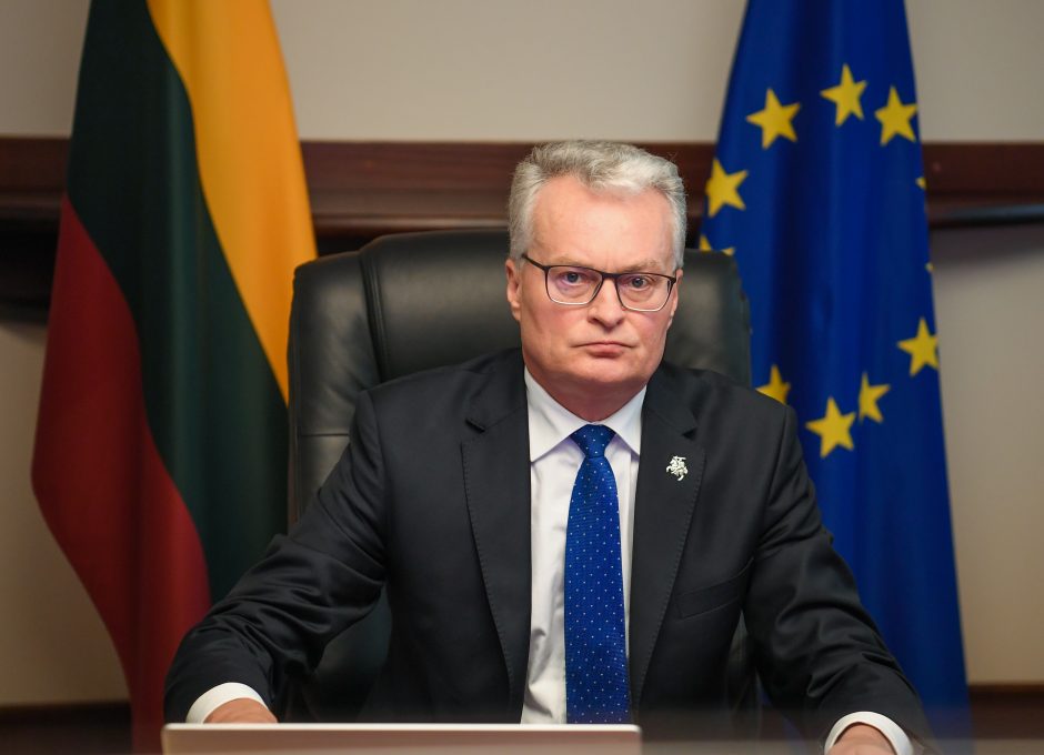 Daugiau nei pusė lietuvių mano, kad Lietuvai EVT turėtų atstovauti G. Nausėda