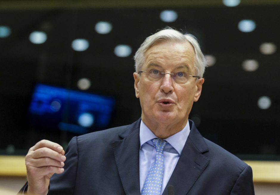 M. Barnier: „Brexito“ derybose tebėra „labai rimtų“ skirtumų