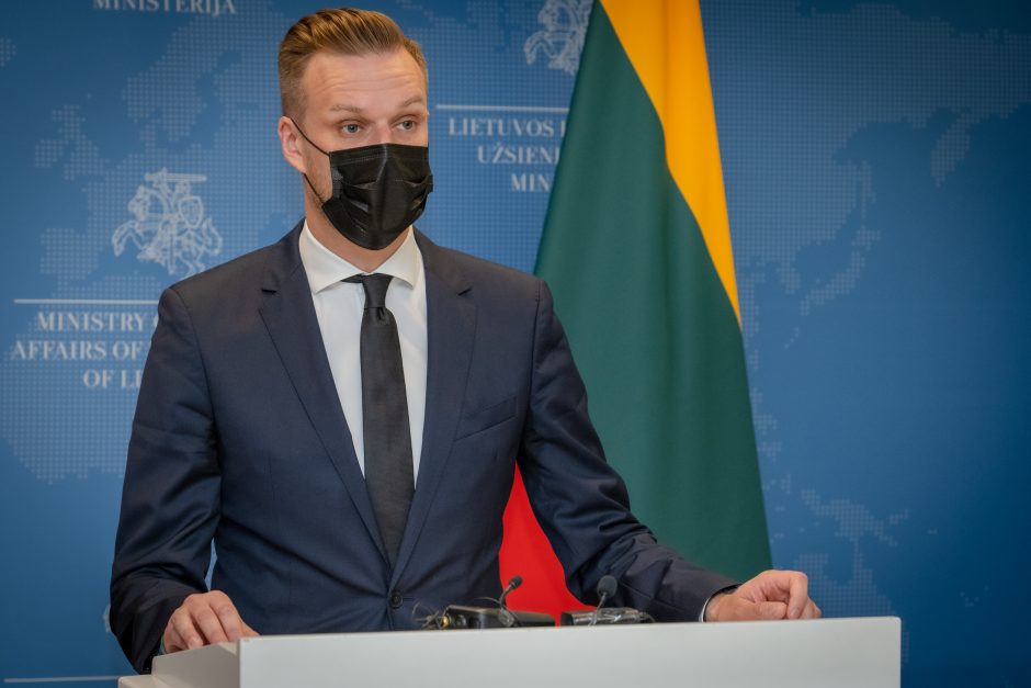 G. Landsbergis: susitikdamas su grupe lietuvių Minsko režimas demonstruoja desperaciją