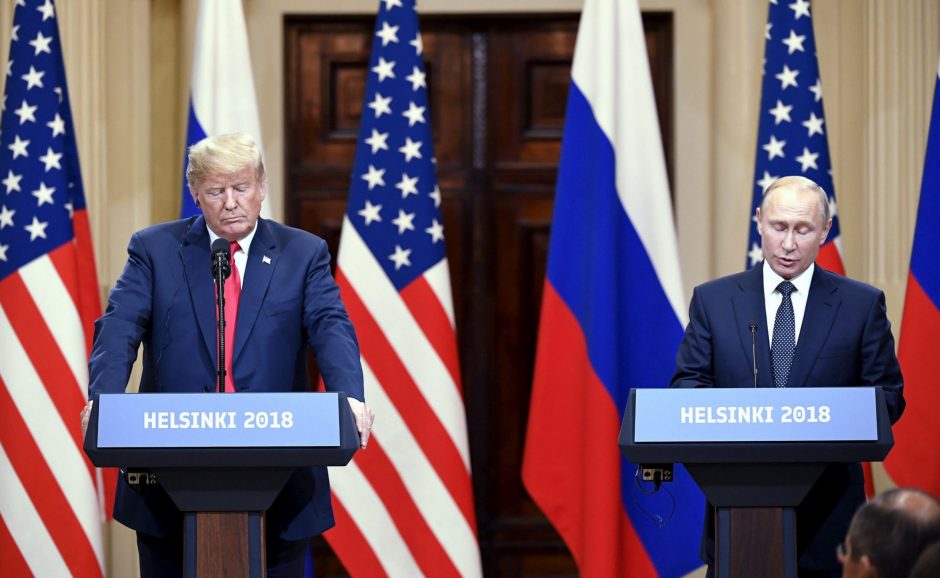 D. Trumpas: susitikimas su v. Putinu buvo „dar geresnis“ nei su NATO