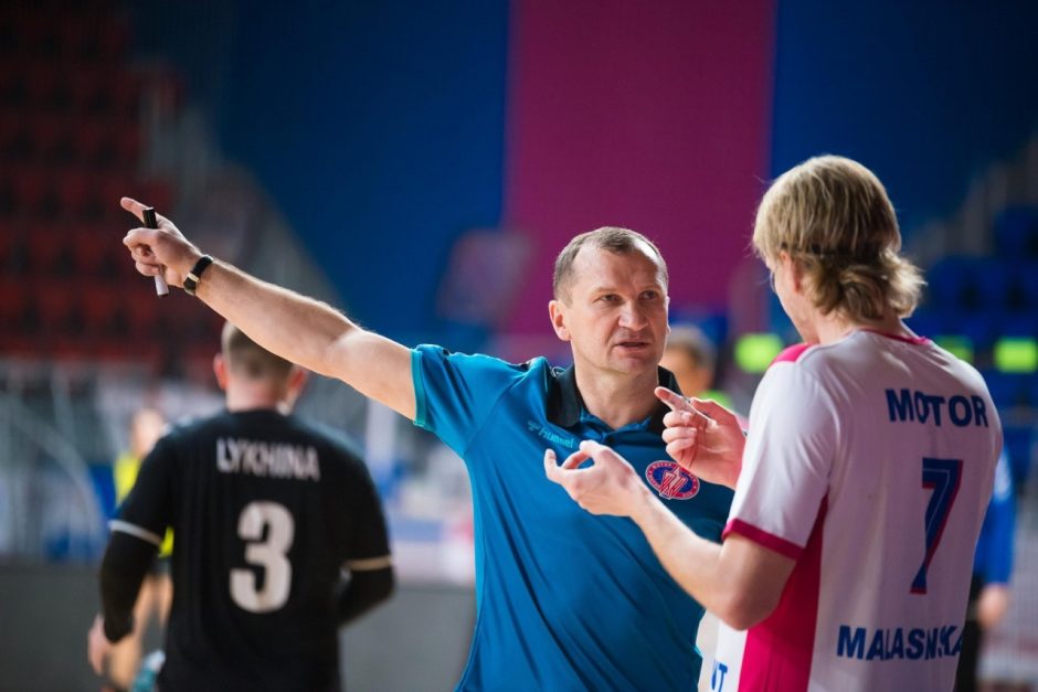 Rezultatyviai žaidęs A. Malašinskas vedė „Motor“ į dar vieną pergalę EHF Čempionų lygoje