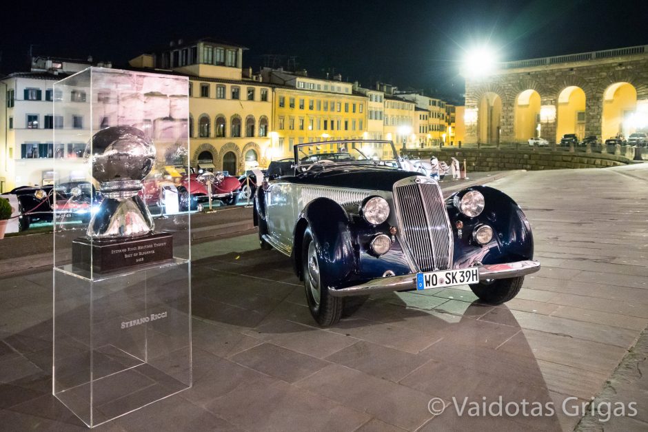 S. Karosas laimėjo Didįjį prizą Florencijos istorinių automobilių parodoje
