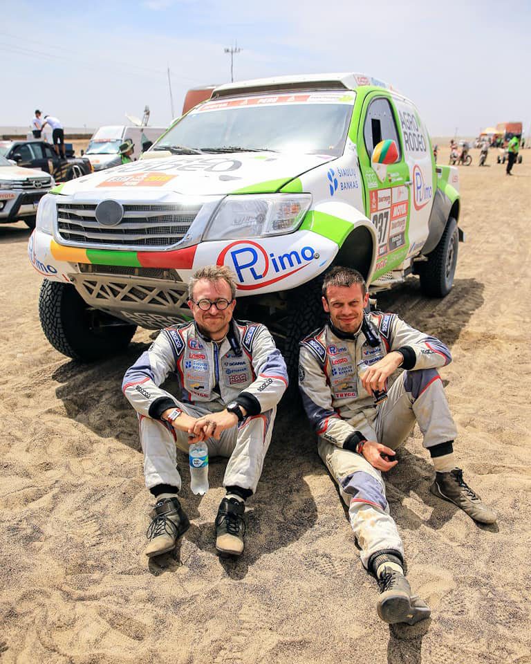 V. Žala ir S. Jurgelėnas Dakaro ralyje užėmė 12-ąją vietą