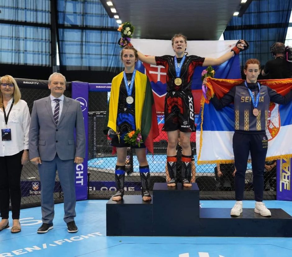 Lietuvei – Europos MMA vicečempionės titulas