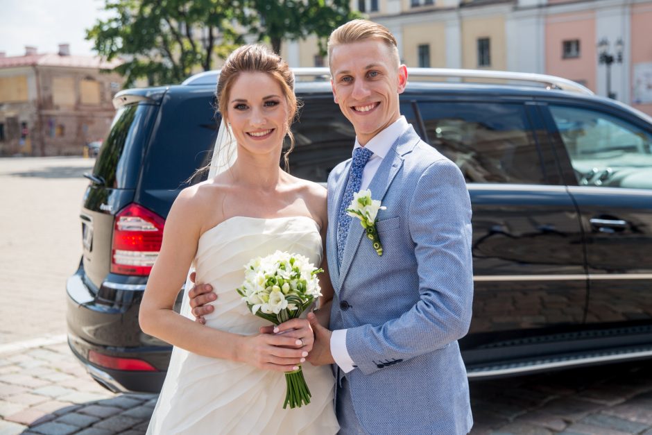 Kauno rotušėje susituokė žinoma šokėjų pora