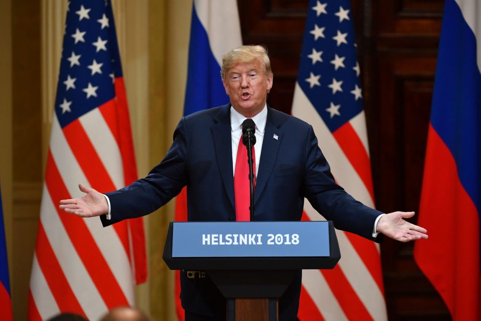 Helsinkyje – D. Trumpo ir V. Putino derybos