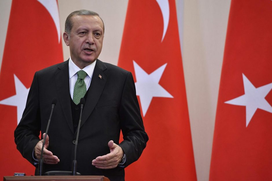 R. T. Erdoganas: Turkija nesakys taip Švedijos ir Suomijos narystei NATO