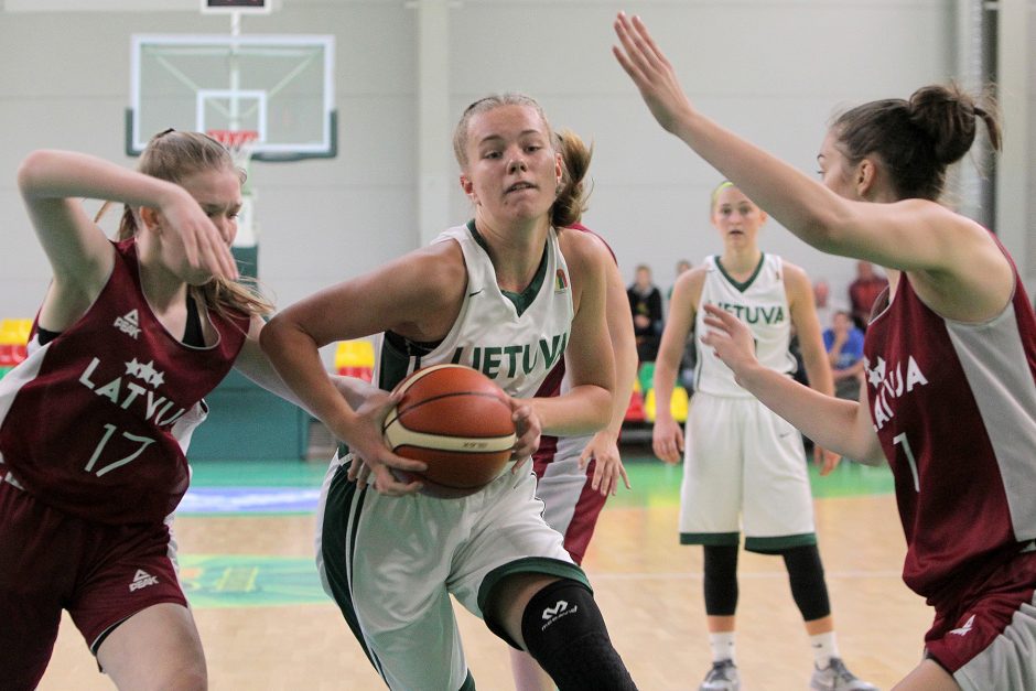 Lietuvos šešiolikmečių merginų rinktinė pergale pradėjo Baltijos taurės turnyrą