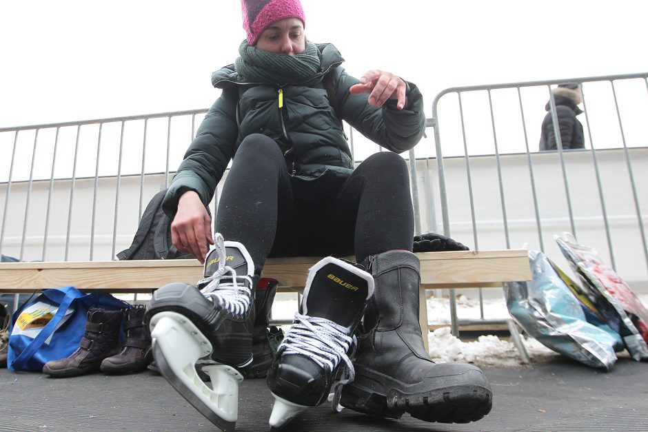 Nemokamos čiuožyklos darbą stabdo trikdžiai 