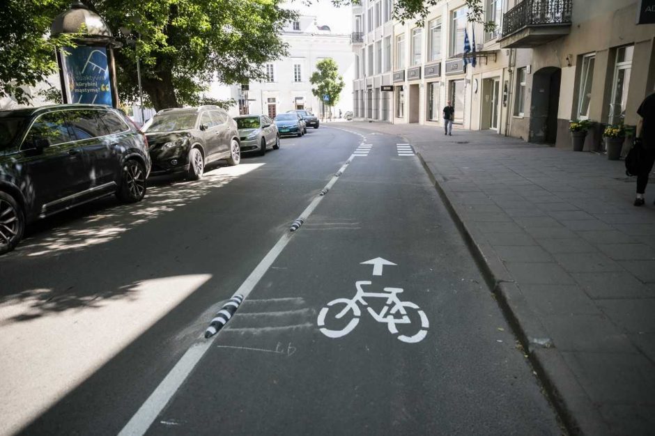 Rūdninkų gatvėje – daugiau erdvės dviratininkams