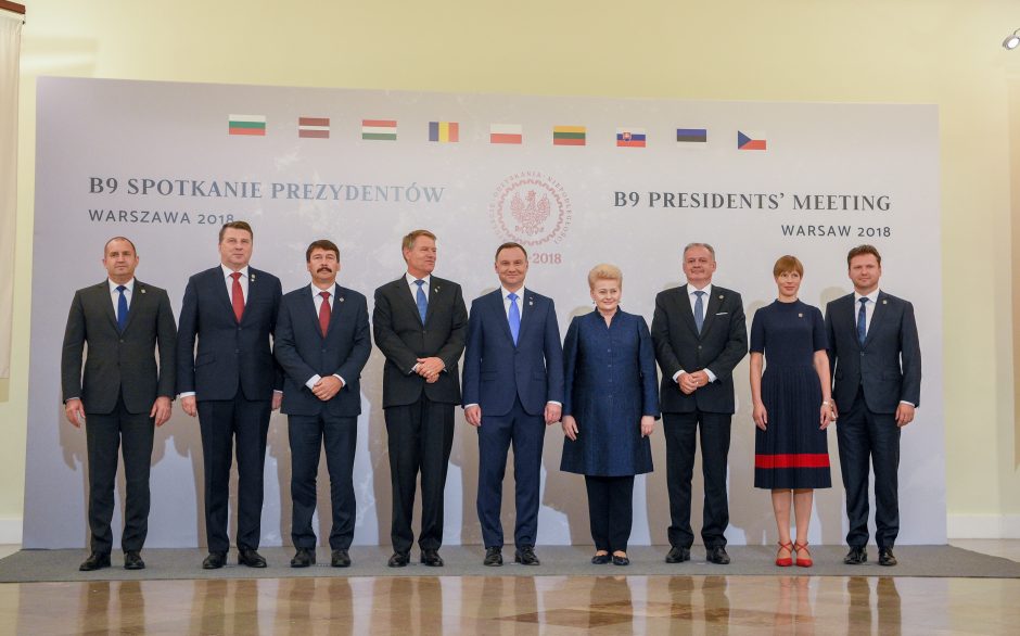 Baltijos ir Vidurio Europos šalių vadovų susitikimas Lenkijoje