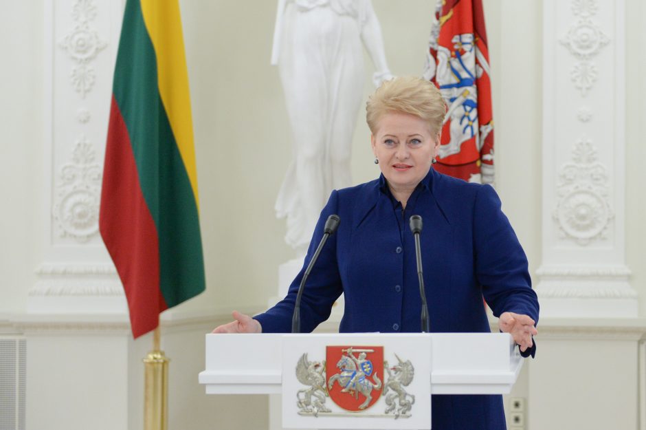 D. Grybauskaitė apie Rusiją: sąjungos, kurios kuriamos perkant, neturi ateities