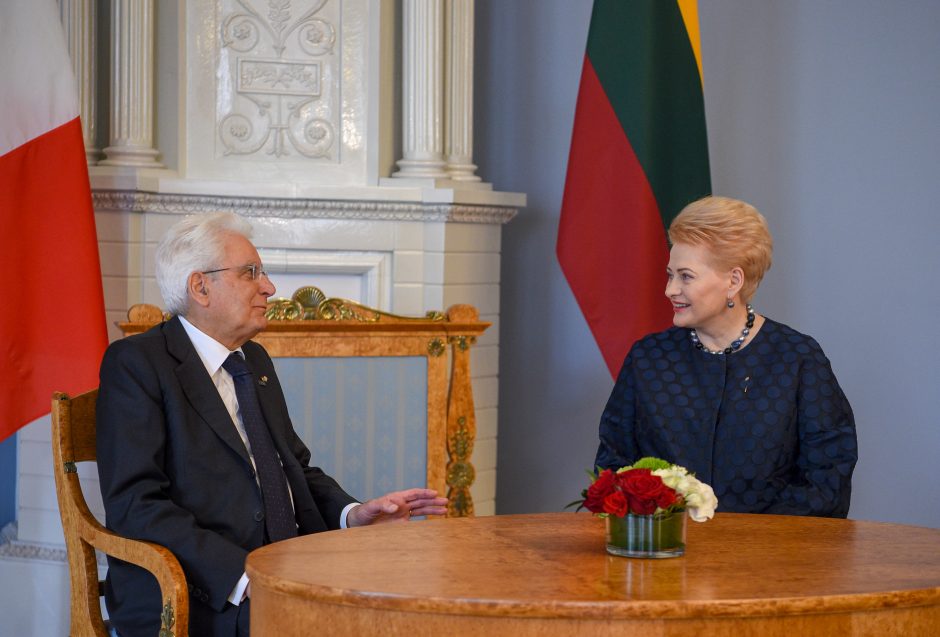 Lietuvoje vieši Italijos prezidentas