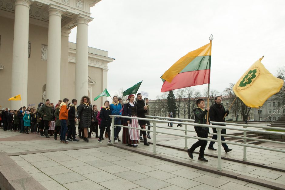 Vilniuje į sąskrydį susirinko Lietuvos valančiukai