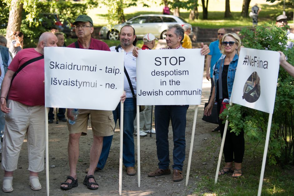 Lietuvos žydų bendruomenę skaldo konfliktas