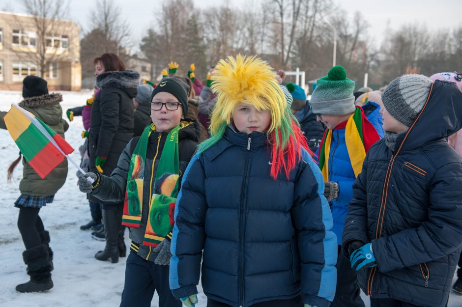 Gimnazistų sveikinimai Lietuvai