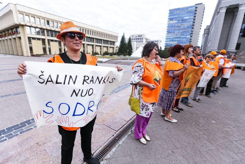 „Solidarumas“ protestavo prieš mokesčių reformą