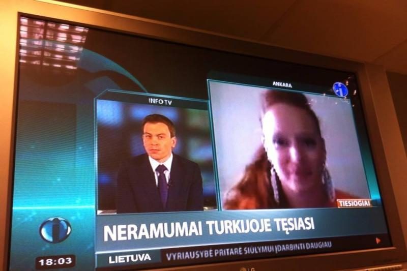 D. Virbilaitė tapo specialiąja korespondente Ankaroje