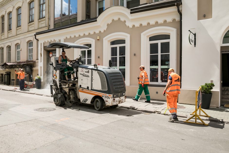 Vilniuje atnaujinama Totorių gatvė