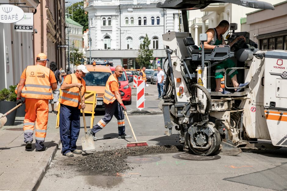Vilniuje atnaujinama Totorių gatvė