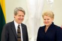 Robertas J. Shilleris ir Dalia Grybauskaitė