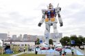 „Gundam“ roboto statula