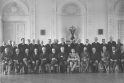 Proga: 1922 m. balandžio 18 d. Vilniaus prijungimo prie Lenkijos iškilmės dabartinės Lietuvos prezidentūros salėje.