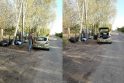Užfiksavo: šį &quot;Opel&quot; vairuotoją, metantį maišus su šiukšlėmis į pakelę, užfiksavo Dituvos sodų gyventojai, o Klaipėdos rajono savivaldybės specialistai ėmėsi tyrimo.