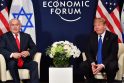 Benjaminas Netanyahas (kairėje) ir Donaldas Trumpas