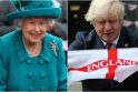 Karalienė Elizabeth II ir Borisas Johnsonas