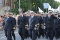 Akivaizdu: tikri jūrininkai aiškiausiai pasirodo Jūros šventės parade žengiantys su uniformomis.