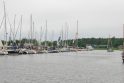 Istorija: toks Šventosios uostas pilnas jachtų gyvavo vieną dieną 2011 metais jį atidarant po kanalo gilinimo be molų.
