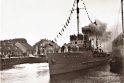 Pasirodymas: Laivas „Prezidentas Smetona“ Dangės uoste Klaipėdoje 1930 m.