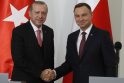Recepas Tayyipas Erdoganas  ir Andrzejus Duda