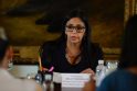 Venesuelos užsienio reikalų ministrė Delcy Rodriguez 