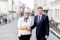 Ingrida Šimonytė ir Valdis Dombrovskis