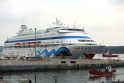 Į Klaipėdą atplaukė paskutinis šių metų kruizinės laivybos sezono laineris „Aida Cara“.