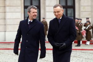 Danijos monarchas Frederikas X su pirmuoju karališkuoju vizitu lankosi Lenkijoje