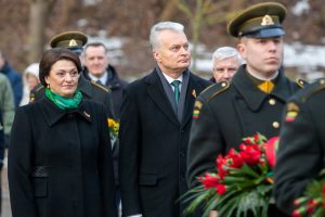 G. Nausėda Vasario 16-osios minėjime: Lietuvos laisvės kovotojų atminimas niekada nebus pamirštas