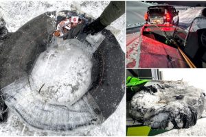 Nemunu plaukia ne tik ledo lytys: pasieniečiams teko traukti sniegu maskuotus rūkalų plaustus