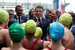 E. Macronas: Rusija neabejotinai yra nusitaikiusi į Paryžiaus olimpines žaidynes