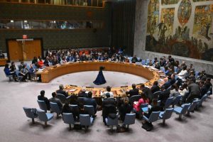 JT Saugumo Taryba priėmė rezoliuciją, kuria reikalauja nutraukti ugnį Gazos Ruože