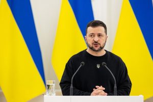 Ministras: D. Trumpas kol kas neatsakė į V. Zelenskio kvietimą atvykti į Ukrainą