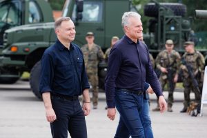 Lietuvoje viešės Lenkijos prezidentas A. Duda: su G. Nausėda stebės karių pratybas