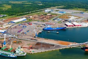 Klaipėdos uoste pristatomas infrastruktūros paruošimas vėjo jėgainių parkui jūroje