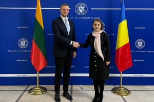 G. Landsbergis su Rumunijos kolege aptarė, kaip stiprinti NATO Rytų flangą