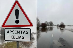 Klaipėdos rajone potvynis traukiasi, Šilutės rajone vanduo kyla