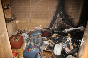 Paryčių tragedija Vilniuje: gaisras bute nusinešė pusamžio vyro gyvybę
