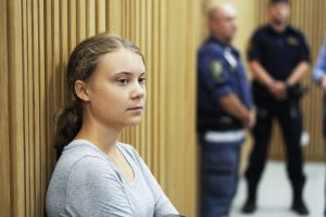 G. Thunberg nuteista už nepaklusimą Švedijos policijai, jai skirta bauda