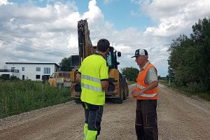 Klaipėdos rajone įsibėgėja asfaltavimo darbai